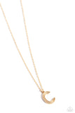 Leave Your Initials - C - Gold
