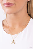 Leave Your Initials - A - Gold