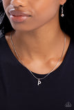 Seize the Initial - P -Silver
